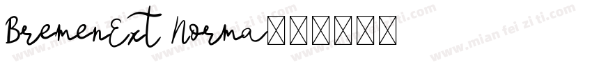 BremenExt Norma字体转换